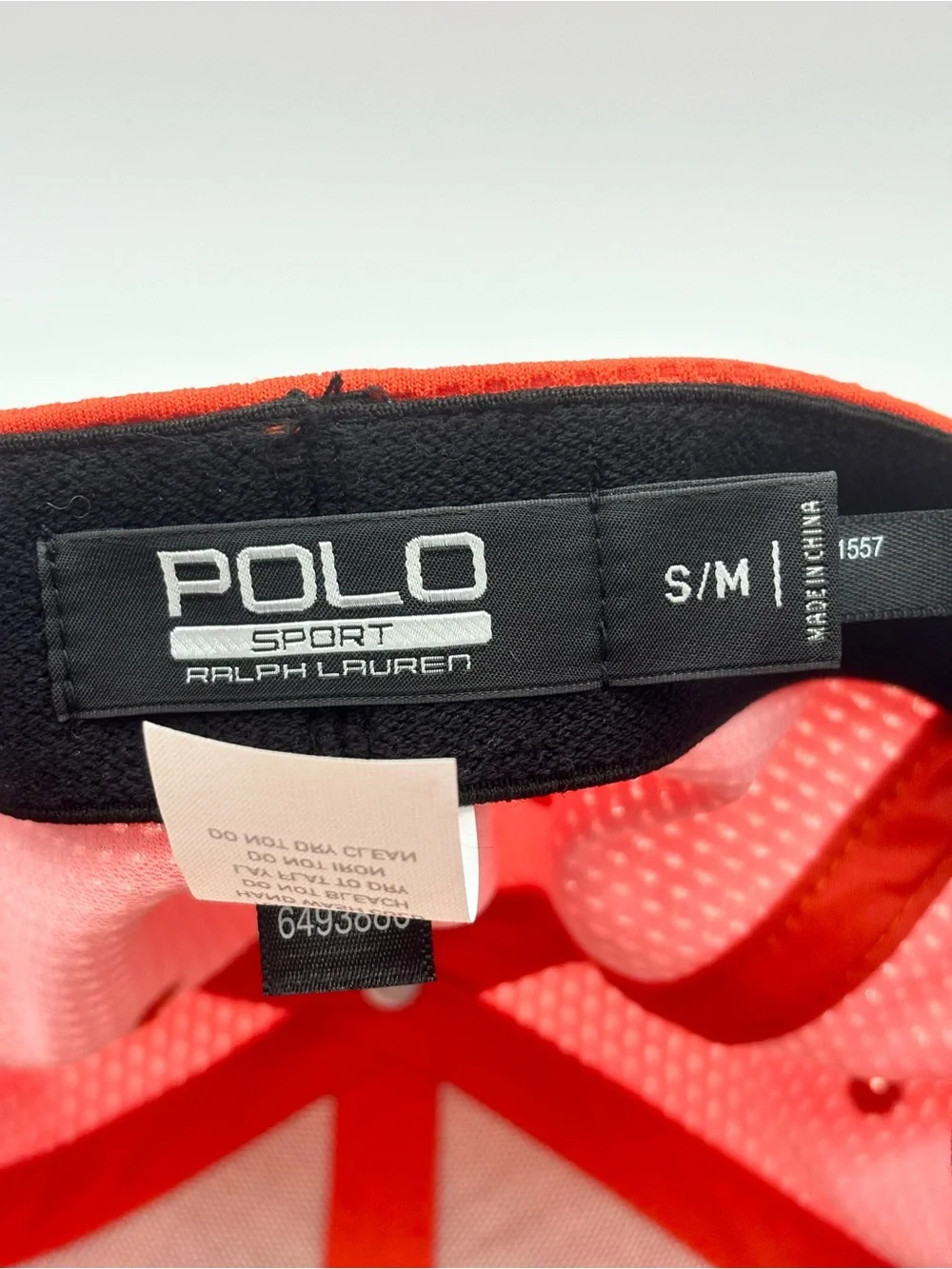 Polo Sport by Ralph Lauren Men’s Bright Orange Sport Cap Size S/M